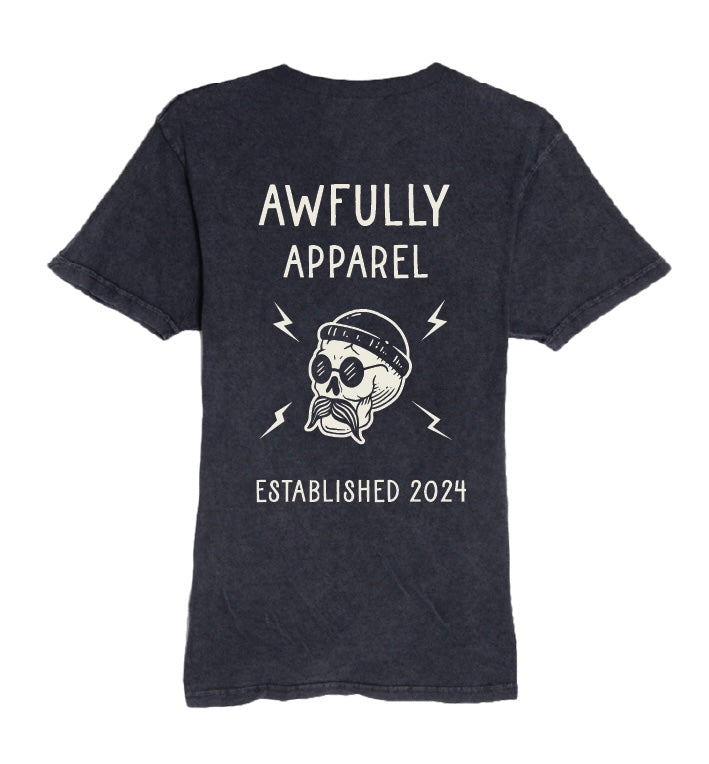 Skullstache Tee - Vintage