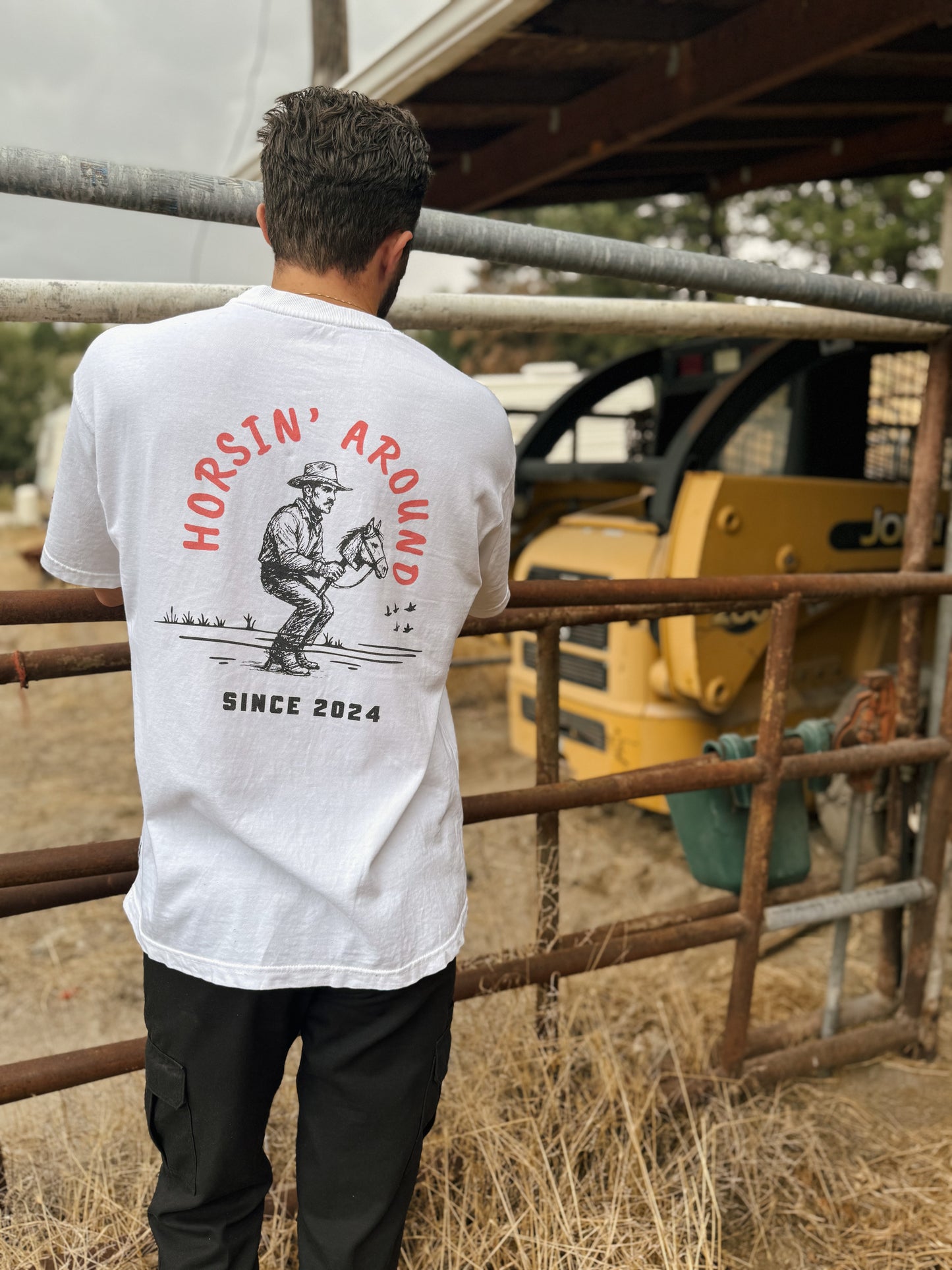 Horsin' Around Tee - Box Fit